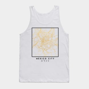 MEXICO CITY MEXICO CITY STREET MAP ART Tank Top